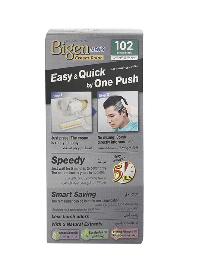 بايجن كريم صبغ الشعر بلون أسود بني 102 أسود بني 102 80جرام - Image 4