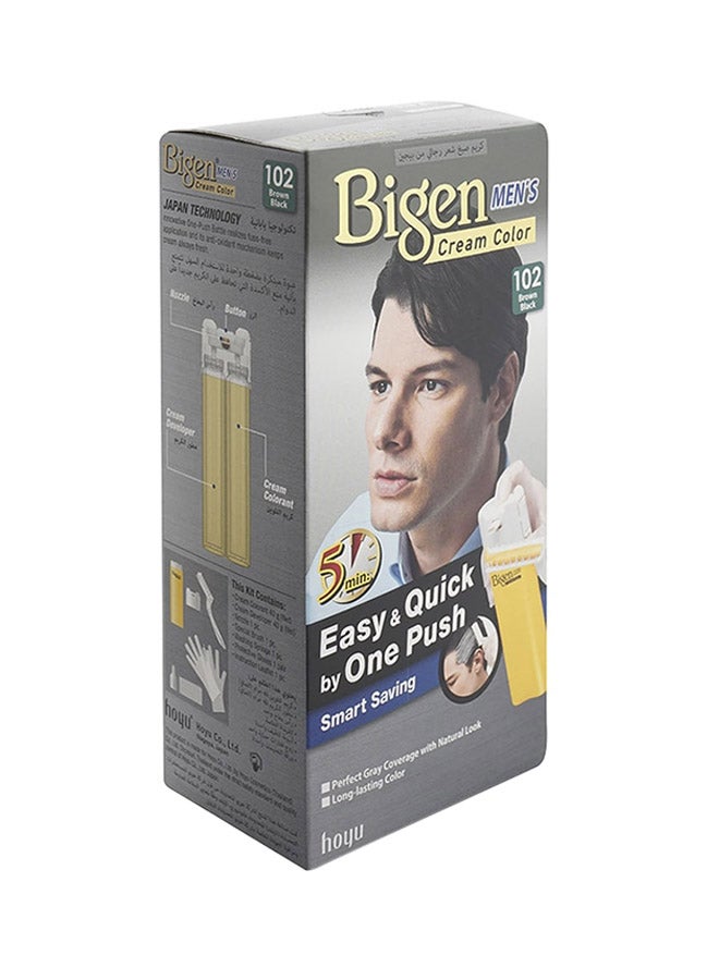 بايجن كريم صبغ الشعر بلون أسود بني 102 أسود بني 102 80جرام - Image 3