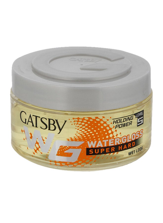 GATSBY Water Gloss Super Hard Gel Yellow 150grams - Image 3