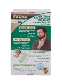 Bigen Men's Beard Color B102 Brown Black Brown/Black 40grams  - Image 2