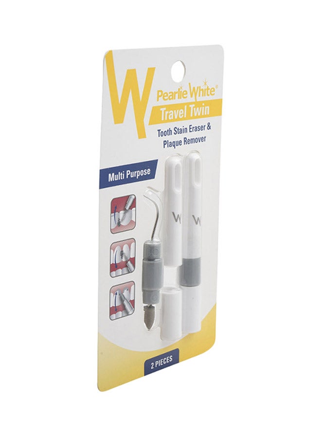 Pearlie White Travel Twin Tooth Stain Eraser And Plaque Remover - Image 3