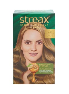 Streax Ultra Shine Hair Colour Golden Blonde 7.3 50ml  - Image 1