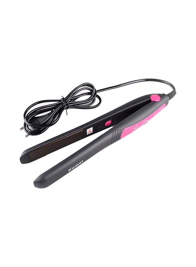 Kemei Hair Straighteners Professional Flat Iron Pink/Black 26.5x3.2x9cm  - Image 1