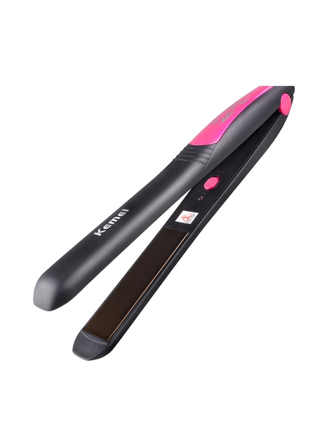 Kemei Hair Straighteners Professional Flat Iron Pink/Black 26.5x3.2x9cm  - Image 2