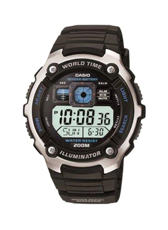 CASIO Men's Water Resistant Digital Watch AE-2000W-1AVDF - 48 mm - Black - Image 1