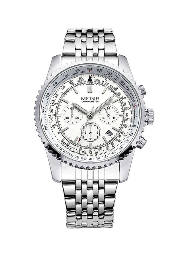 ميجر ساعة يد كرونوجراف مقاومة للماء طراز MS2008G-7 للرجال