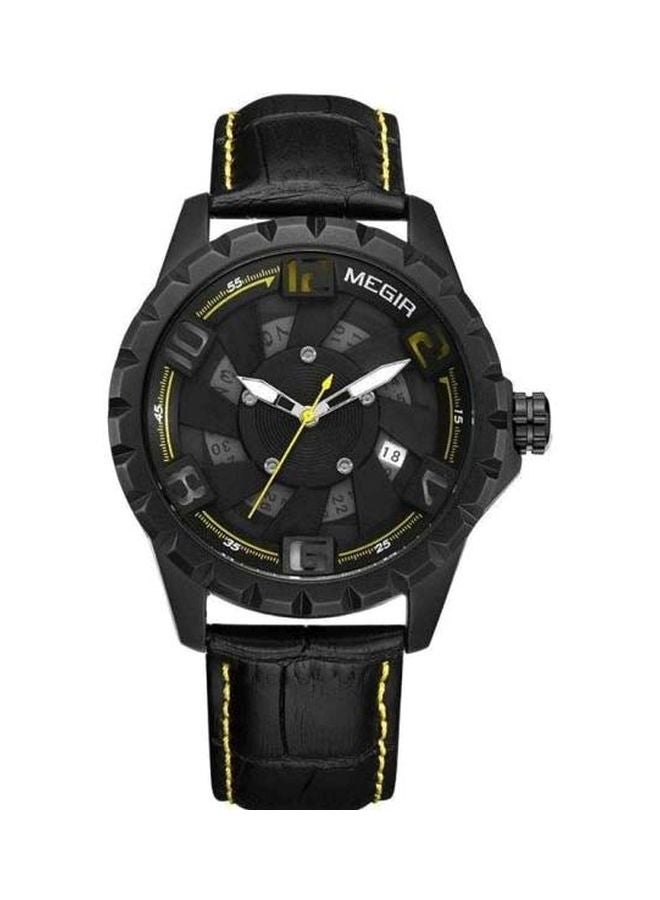 ميجر ساعة عقارب مقاومة للماء طراز ML1074G/BK-1N13 men 