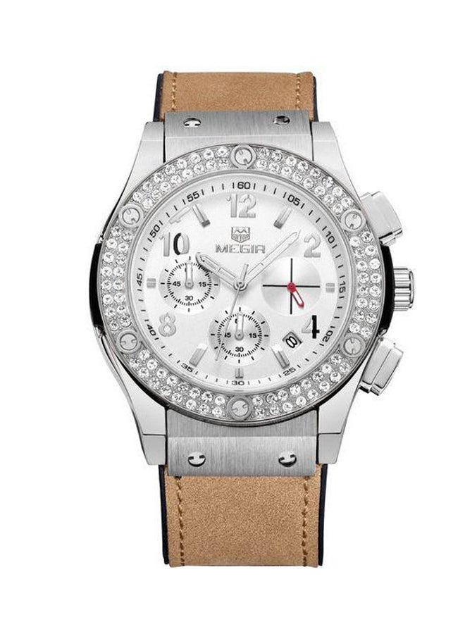 MEGIR - women Water Resistant Chronograph Watch MN2034MBN-7 - Image 1