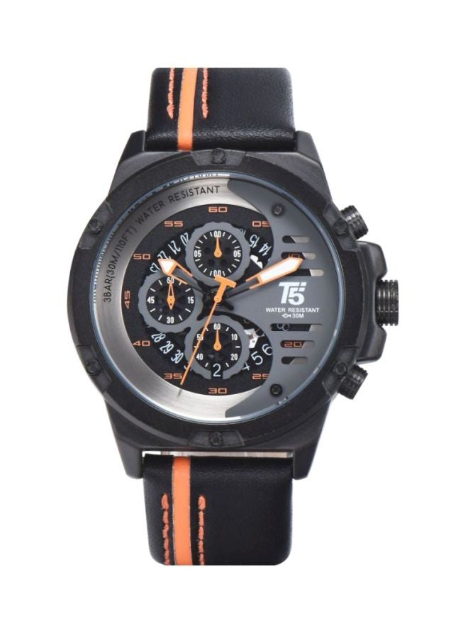 T5 Men's Water Resistant Chronograph Watch H3585G-C