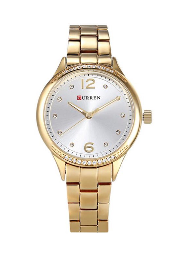CURREN - Women's Alloy Stone Studded Analog Watch 9003 - Image 1