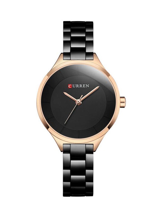 CURREN - women Alloy Analog Wrist Watch 9015 - 33 mm - Black - Image 1