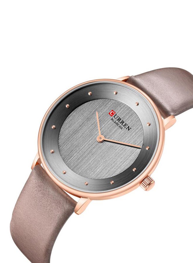 CURREN - women Leather Analog Wrist Watch 9033 - Image 1