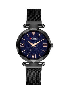 women Metal Analog Wrist Watch 9063 - 33 mm - Black