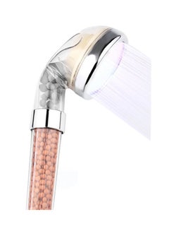 YupFun LED Shower Head Silver/Clear 22cm  - Image 2