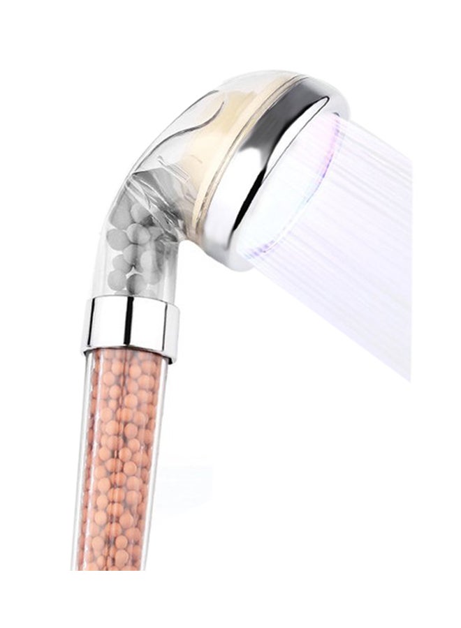 YupFun - LED Shower Head Silver/Clear 22cm - Image 1