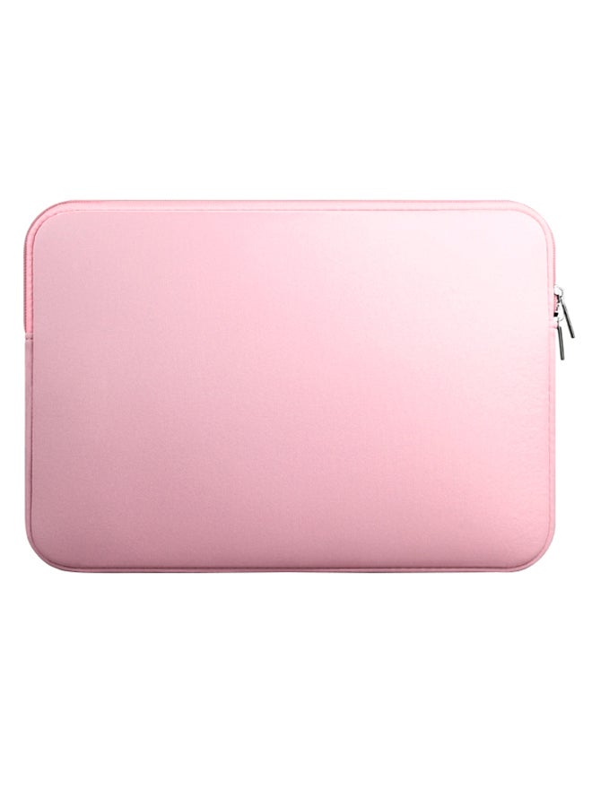 OHPA Laptop Cover Basic Zip Sleeve With Inner Padding 11-Inch Pink 