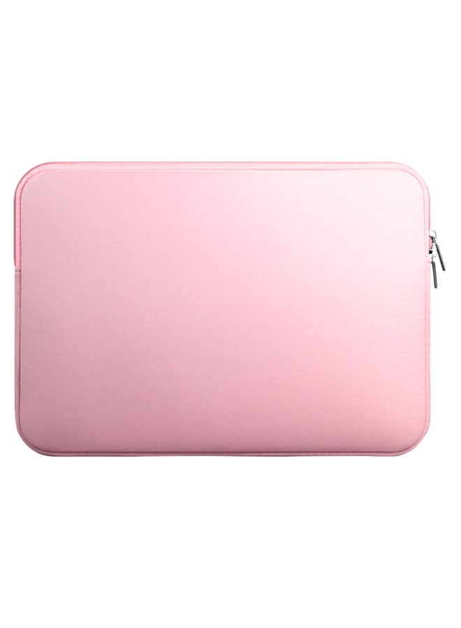 OHPA Laptop Cover Basic Zip Sleeve With Inner Padding 11-Inch Pink