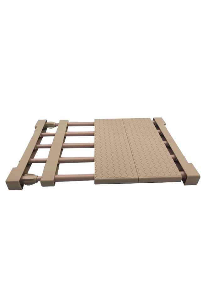 Adjustable Wall Mounted Storage Rack Brown