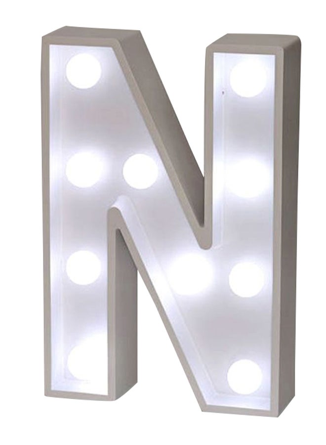Salla Marquee Letter N LED Light White - Image 1