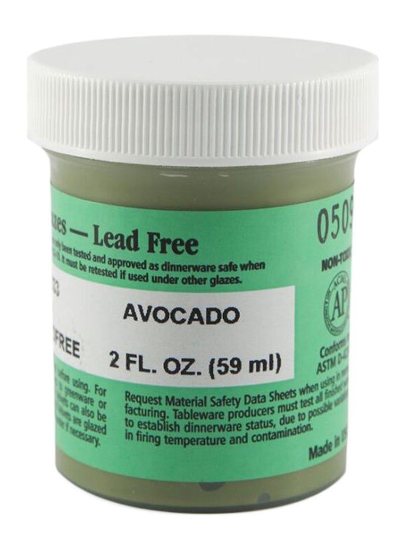 Amaco - Velvet Underglaze Lead Free Paint Avocado - Image 1