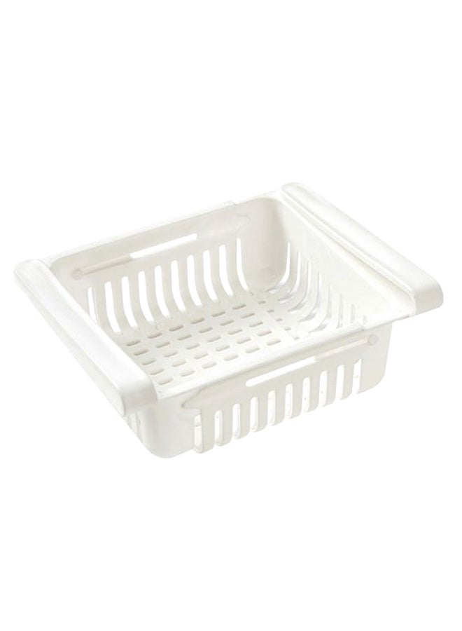 Drawer Type Refrigerator Storage Box White 8.1 x 6.3inch 