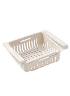 Generic Drawer Type Refrigerator Storage Box Beige 8.1 x 6.3inch 