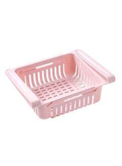 Generic Drawer Type Refrigerator Storage Box Pink 8.1 x 6.3inch 