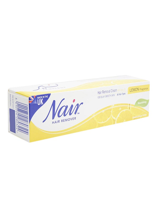 Nair - Lemon Fragrance Hair Removal Cream with Baby Oil 110g - Image 1