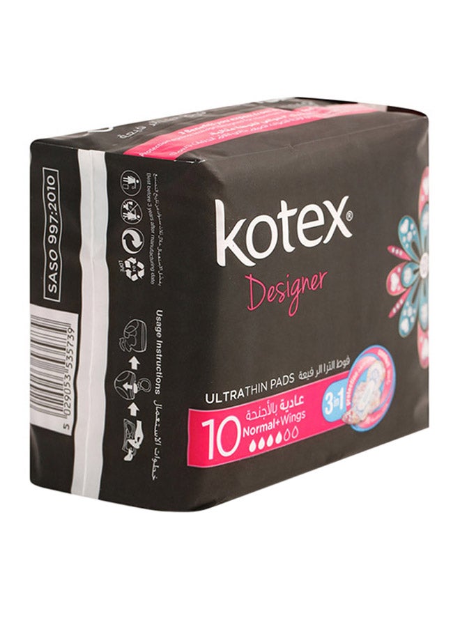 Kotex - Ultra Thin Pads Normal With Wings 10 Piece - Image 1