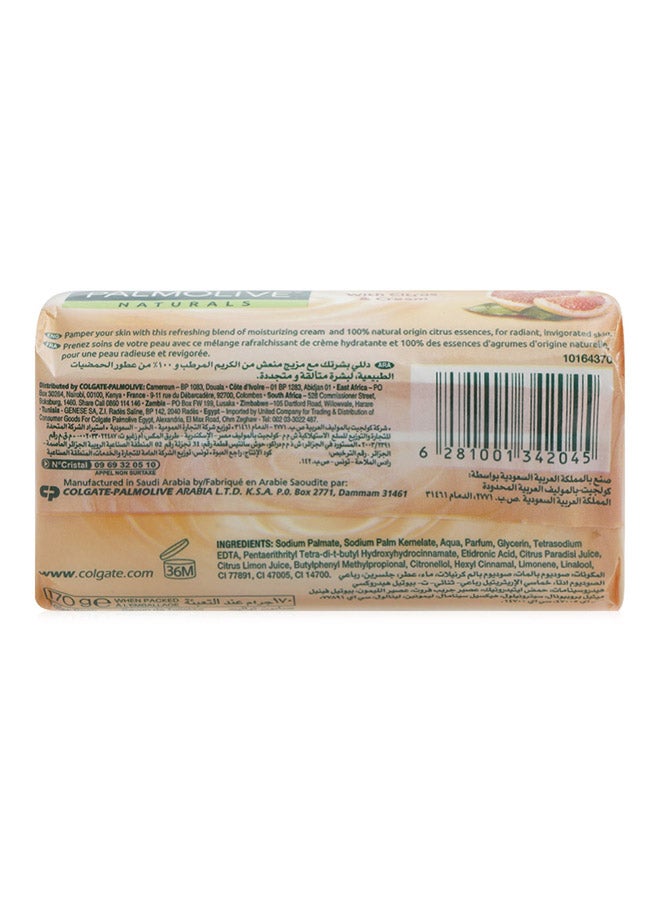 Palmolive Naturals Refreshing Moisture With Citrus And Cream 170 g Pack of 6  - Image 3
