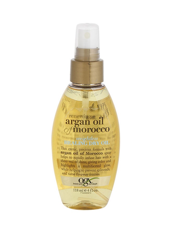 Organix Renewing Moroccan Argan Oil Weightless Healing Dry Oil 118ml  - Image 1