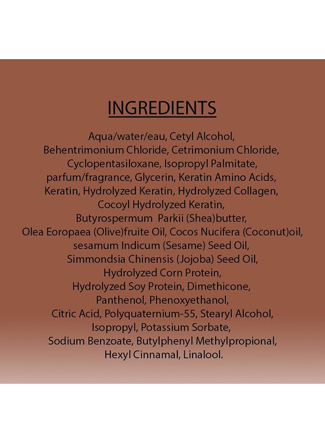 هاسك بلسم تنعيم الشعر بروتين الكيراتين 355ملليلتر - Image 3