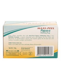 MAXI PEEL Papaya Whitening Soap 136grams  - Image 2
