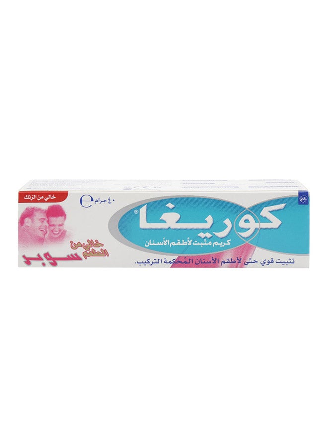 COREGA Super Taste Free Denture Fixative Cream 40grams  - Image 2