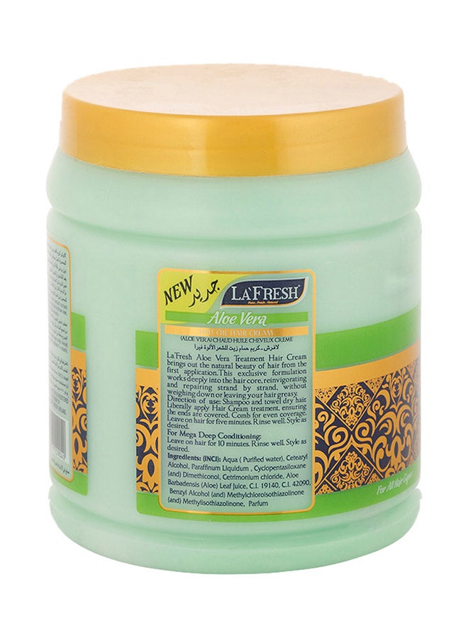 LA FRESH Aloe Vera Hot Oil Hair Cream 1000ml - Image 2