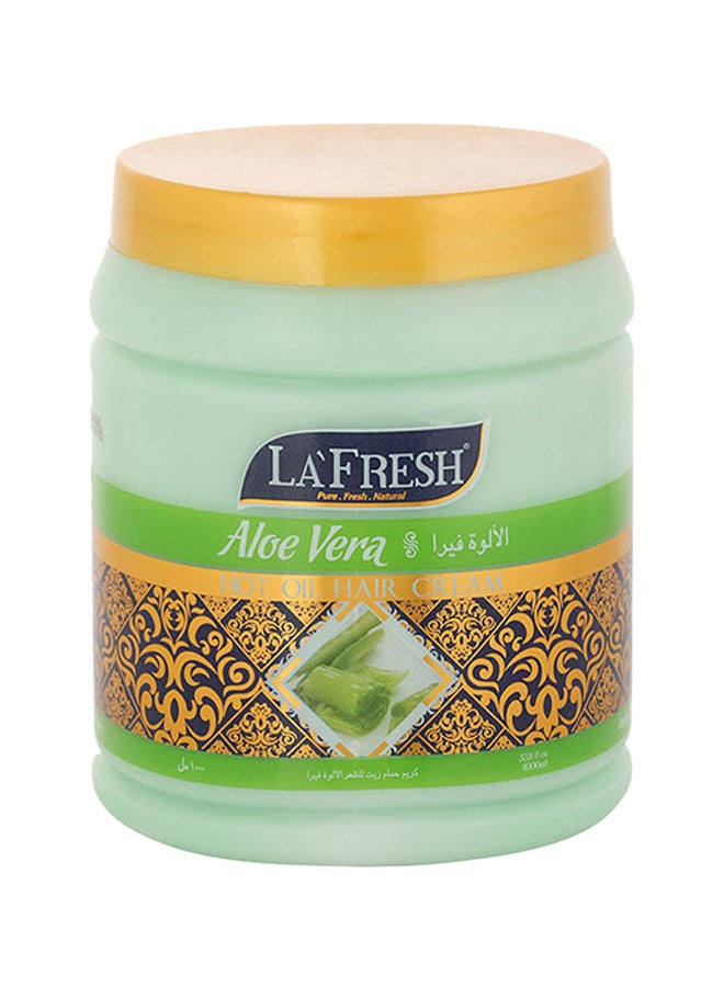 LA FRESH Aloe Vera Hot Oil Hair Cream 1000ml - Image 1