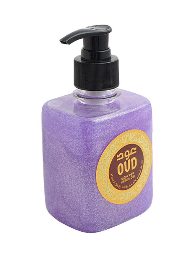Smart Chem Hygiene Hareemi Oud Body And Hand Wash Purple 300ml  - Image 4
