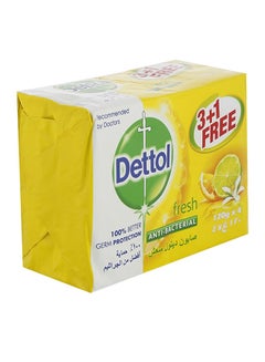 Dettol Fresh Anti-bacterial Bar Soap,120g, 3+1 Free, SO  - Image 3