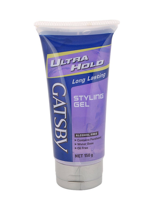 GATSBY Ultra Hold Long Lasting Hair Styling Gel 150grams - Image 1