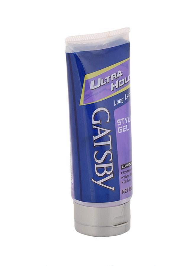 GATSBY Ultra Hold Long Lasting Hair Styling Gel 150grams - Image 3