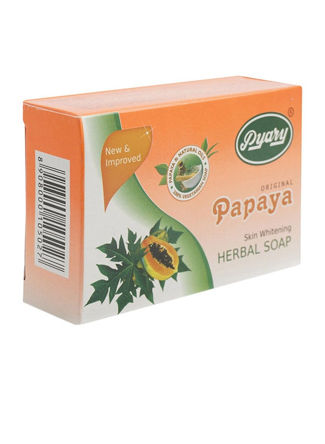 Pyary - Papaya Skin Whitening Herbal Soap 75grams - Image 1