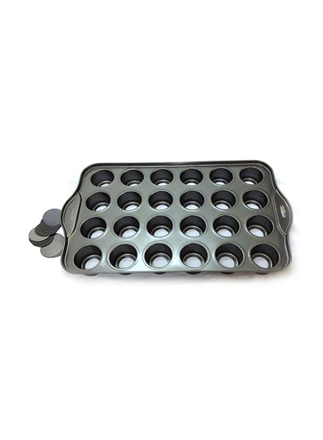 24-Grid Mini-Cheesecake Pan Grey 500ml - v1563604049/N28287481A_1