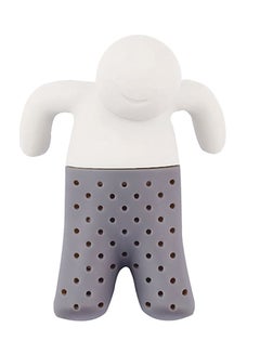 URONN Creative Shape Tea Infuser White/Grey 8.5x6.3cm  - Image 1