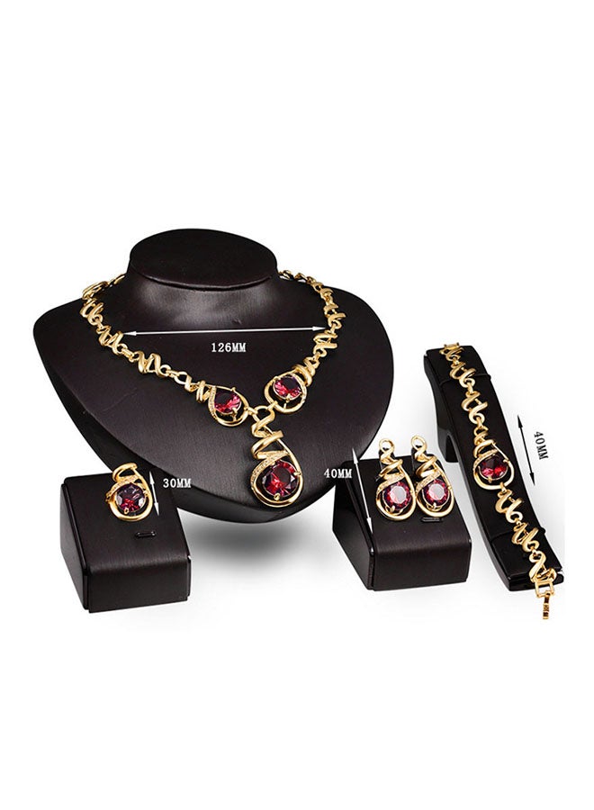 دي دي طقم مجوهرات مكون من 4 قطع - Image 3