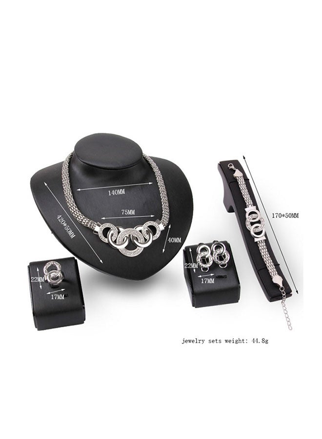 دي دي طقم مجوهرات مكون من 4 قطع - Image 3