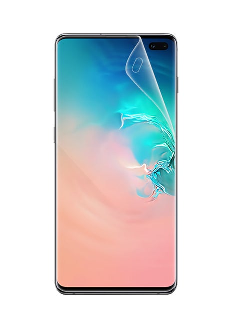 Pack of 1 Full Protection Screen Protector Membrane For Samsung S10plus Transparent