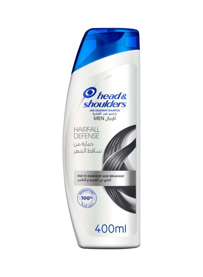 Head & Shoulders Hairfall Defense Anti-Dandruff Shampoo 400ml - Image 1