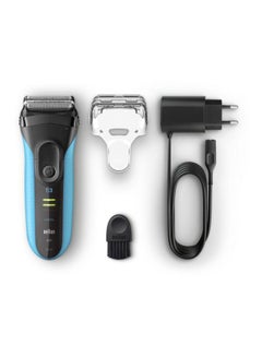 BRAUN Series 3 ProSkin Electric Shaver Black/Blue  - Image 5