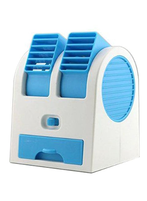 Portable Air Cooler With USB Fan 2.5W White/Blue