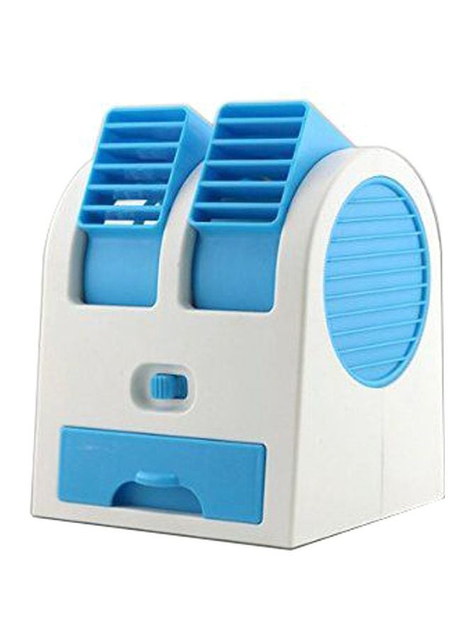 Generic - Portable Air Cooler With USB Fan 2.5W White/Blue - Image 1